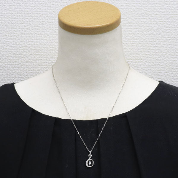 ロイヤルアッシャー Pt950 マーキスカット ダイヤモンド ペンダント