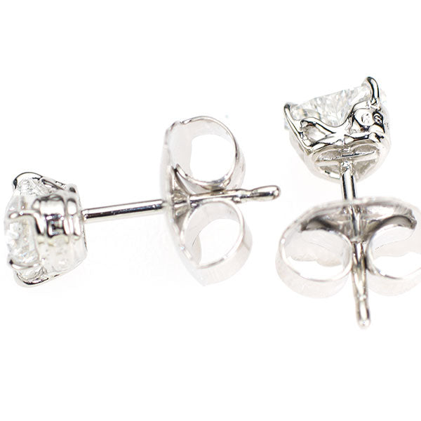 ハリーウィンストン Pt950/ K18WG ハートシェイプ ダイヤモンド ピアス 1.46ct E-F VS1 G/G 《セルビー銀座店》【中古】