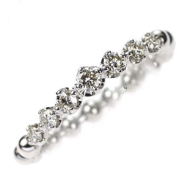 K18WG ダイヤモンド リング 0.50ct 伸縮式 8号～ フリーサイズ