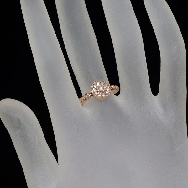 K18PG ダイヤモンド リング 0.30ct 伸縮式