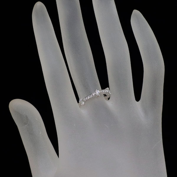 K18WG H＆C ダイヤモンド リング 0.79ct