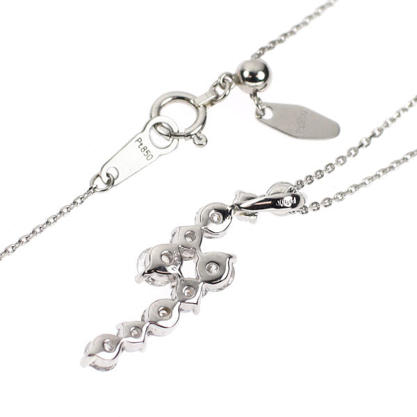 Pt900/ Pt850 ダイヤモンド ペンダントネックレス 1.00ct