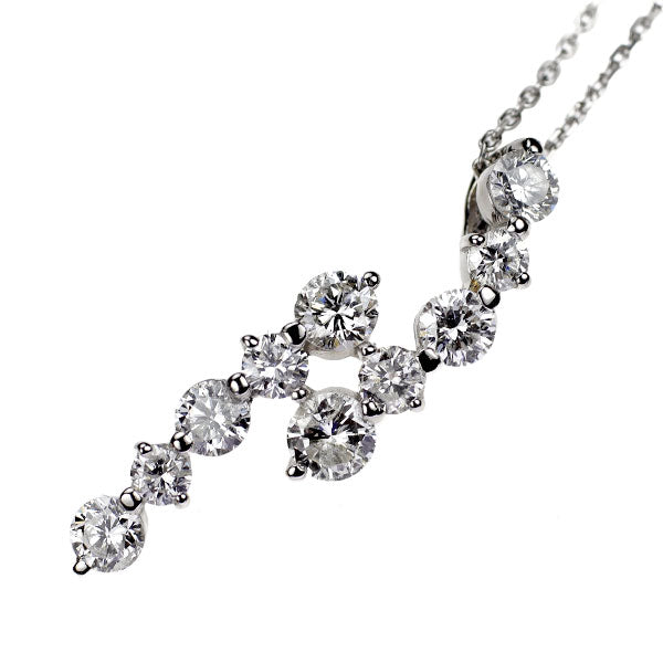 Pt900/ Pt850 ダイヤモンド ペンダントネックレス 1.00ct