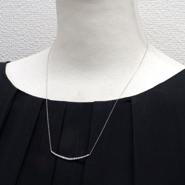 K18WG ダイヤモンド ペンダントネックレス 0.50ct