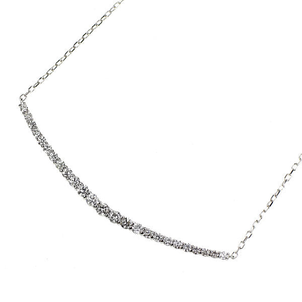 K18WG ダイヤモンド ペンダントネックレス 0.50ct