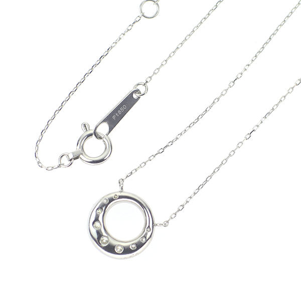 Pt900/ Pt850 ダイヤモンド ペンダントネックレス 0.20ct