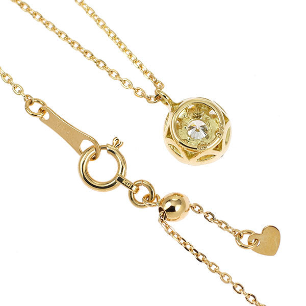K18YG ダイヤモンド ペンダントネックレス 0.32ct