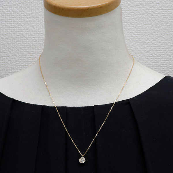 K18YG ダイヤモンド ペンダントネックレス 0.32ct