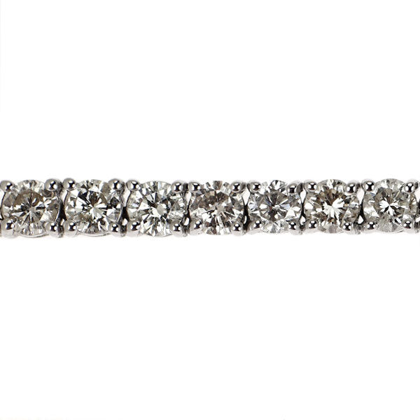 K18WG ダイヤモンド テニス ネックレス 10.25ct