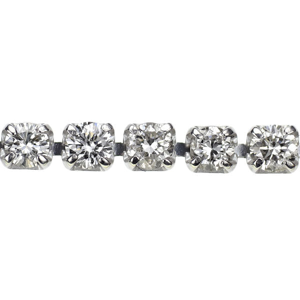 K18WG ダイヤモンド ブレスレット 2.00ct テニス