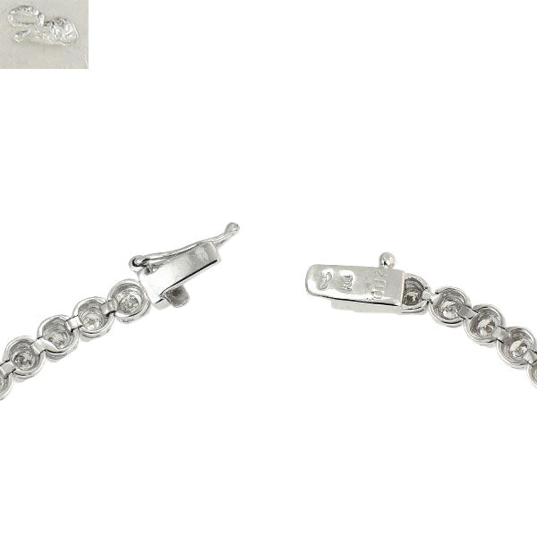 スタージュエリー K18WG ダイヤモンド テニス ブレスレット 2.00ct