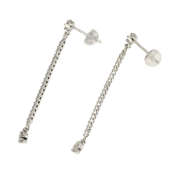 K18WG ダイヤモンド ピアス 0.64ct