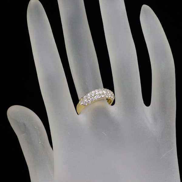 K18YG H＆C ダイヤモンド リング 1.00ct パヴェ
