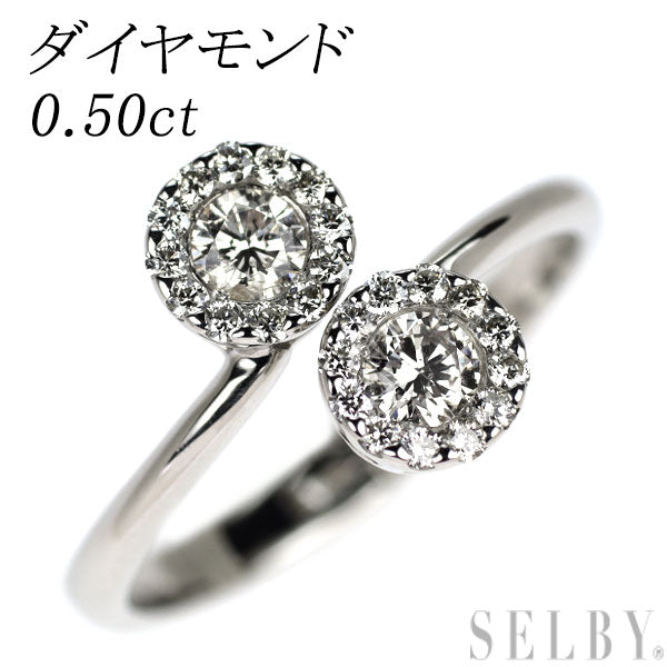 Pt900 ダイヤモンド リング 0.50ct