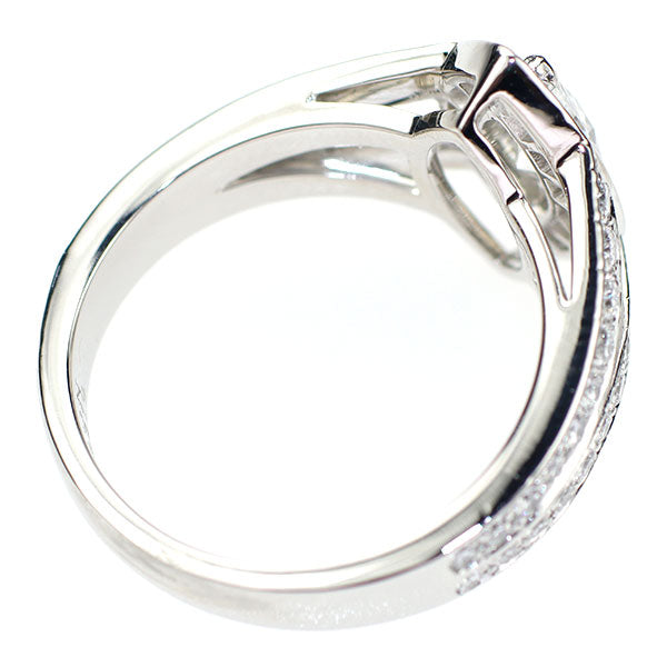 ブシュロン Pt950 マーキス ダイヤモンド リング 0.52ct E VVS2 EX/VG エターナルグレース 49号 《セルビー銀座店》【中古】