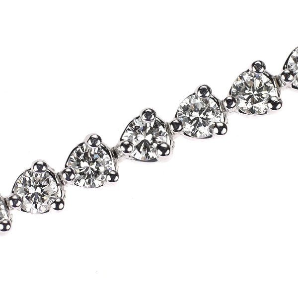 モニッケンダム K18WG ダイヤモンド ブレスレット 2.41ct テニス 《セルビー銀座店》【中古】