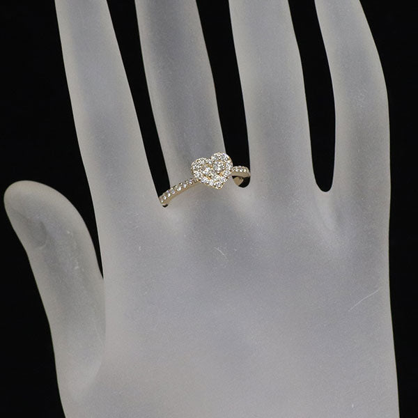 ポンテヴェキオ K18PG ダイヤモンド リング 0.48ct ハート