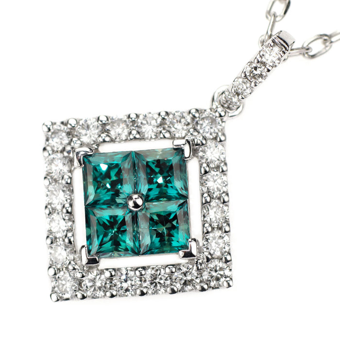 ミキモト 希少 K18WG アレキサンドライト ダイヤモンド ペンダントネックレス 0.70ct D0.32ct 《セルビー銀座店》【中古】