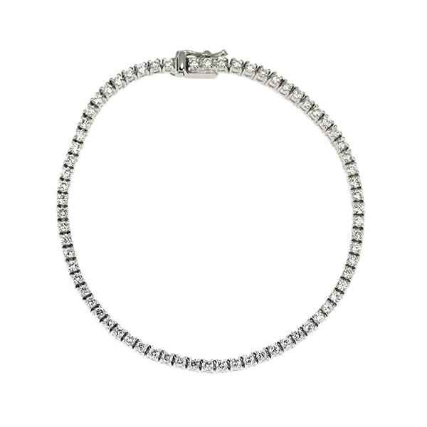 Pt850 ダイヤモンド テニス ブレスレット 2.00ct