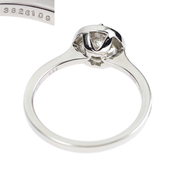 フォーエバーマーク Pt900 ダイヤモンド リング 0.32ct D0.17ct センターオブマイユニバース
