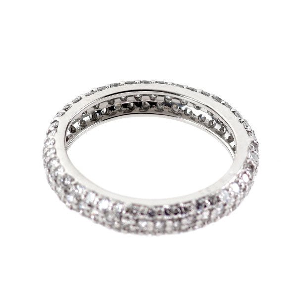 Pt900 ダイヤモンド リング 1.30ct フルエタニティ パヴェ