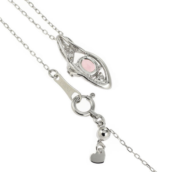 希少 Pt900/ Pt850 インペリアル トパーズ ダイヤモンド ペンダントネックレス 0.43ct 0.07ct