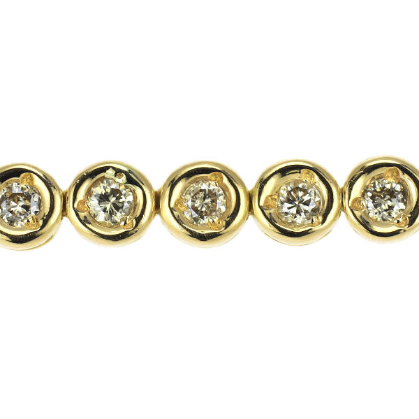 K18YG ダイヤモンド ブレスレット 1.00ct テニス