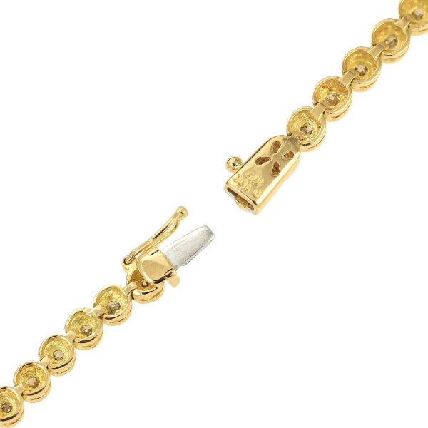 K18YG ダイヤモンド ブレスレット 1.00ct テニス