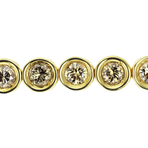 K18YG ダイヤモンド テニス ブレスレット 3.00ct