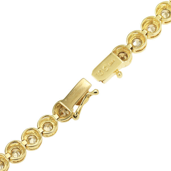 K18YG ダイヤモンド テニス ブレスレット 3.00ct