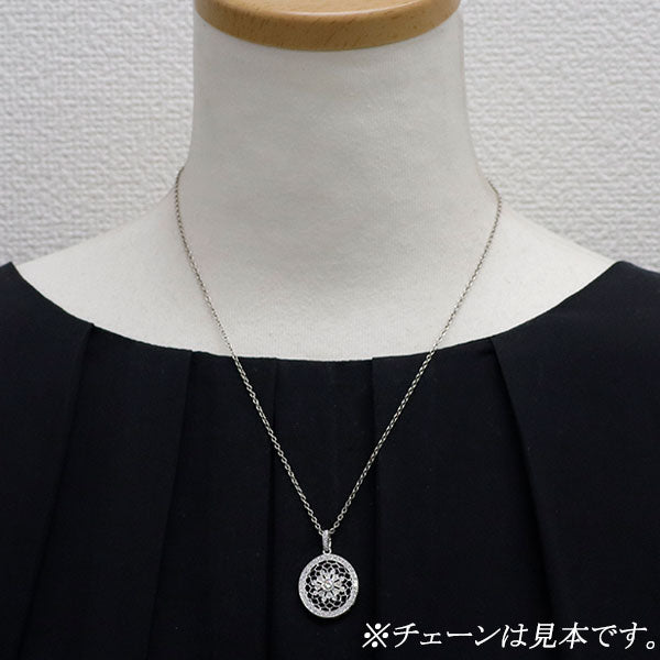 K18WG ダイヤモンド ペンダントトップ 0.48ct