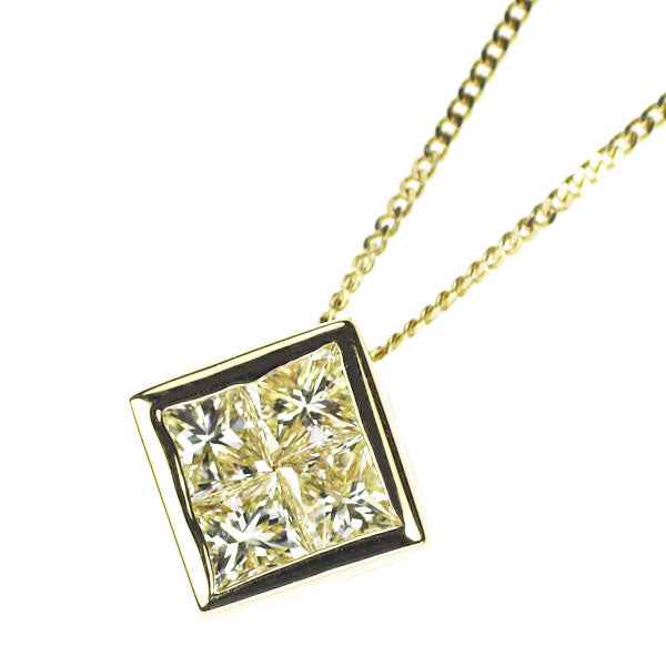 K18YG ダイヤモンド ペンダントネックレス 0.70ct