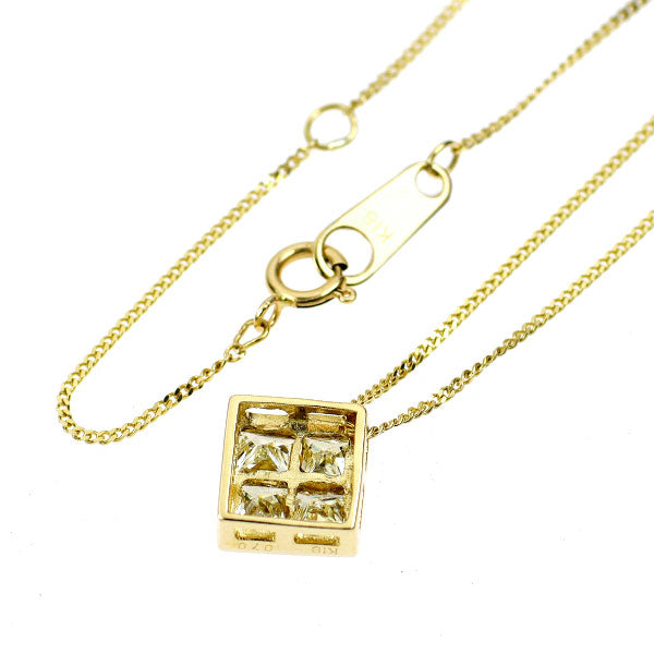 K18YG ダイヤモンド ペンダントネックレス 0.70ct