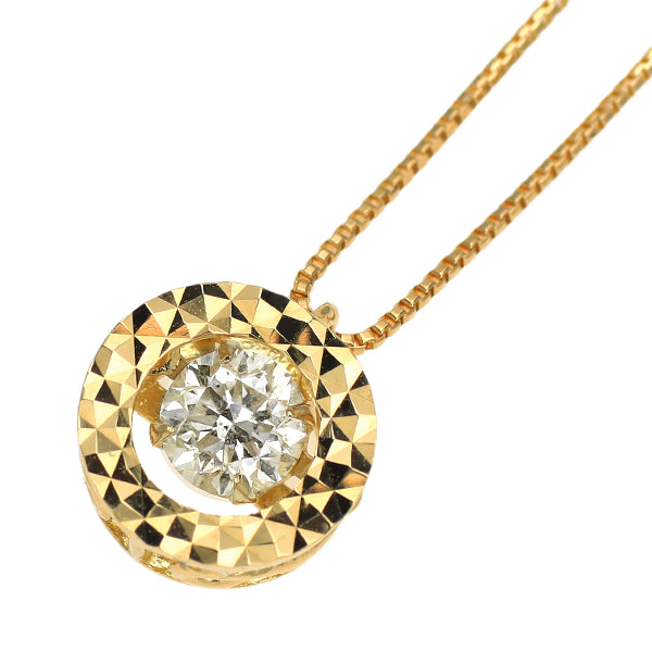 K18YG ダイヤモンド ペンダントネックレス 0.30ct