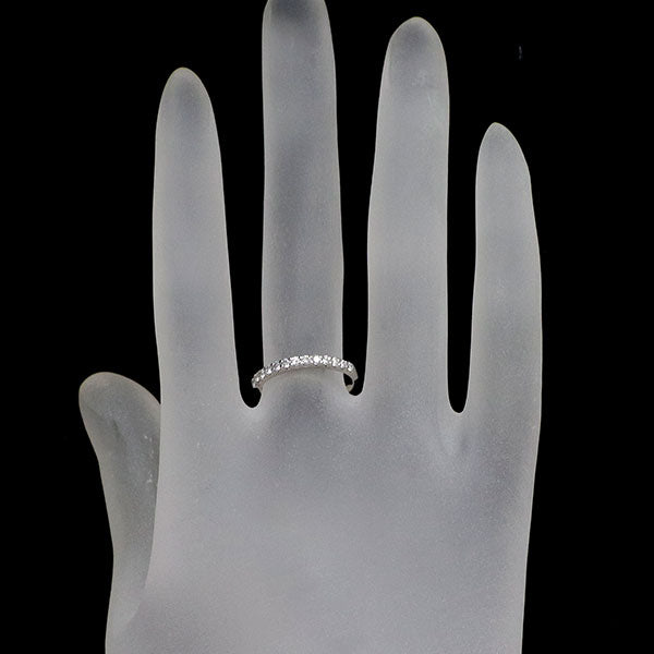 ヴァンドーム青山 Pt900 ダイヤモンド リング 0.23ct ハーフエタニティ