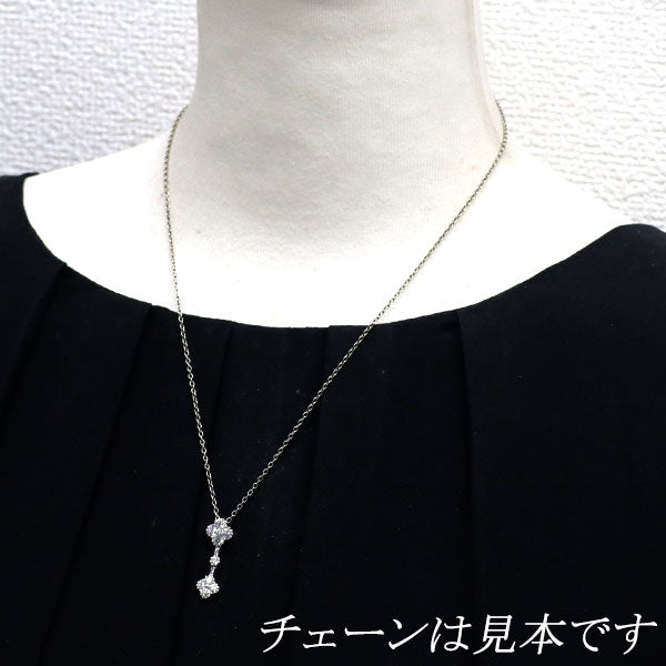 セレディア K18WG H&C ダイヤモンド ペンダントトップ 0.95ct フラワー