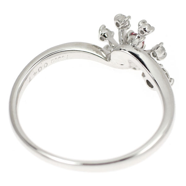 希少 Pt900 天然ピンク ダイヤモンド リング 0.047ct FIPP SI2 D0.21ct