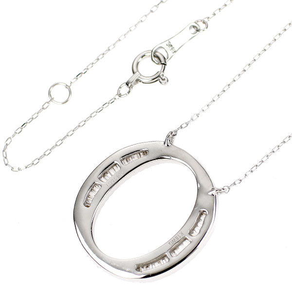 K18WG ダイヤモンド ペンダントネックレス 0.415ct