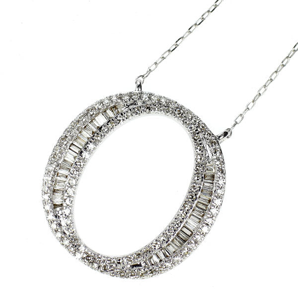 K18WG ダイヤモンド ペンダントネックレス 0.415ct