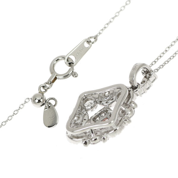 Pt950/ Pt850 天然ピンクダイヤモンド ペンダントネックレス 0.050ct FIP SI2 D0.97ct
