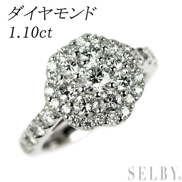 Pt900 ダイヤモンド リング 1.10ct ピンキー — セルビーオンラインストア