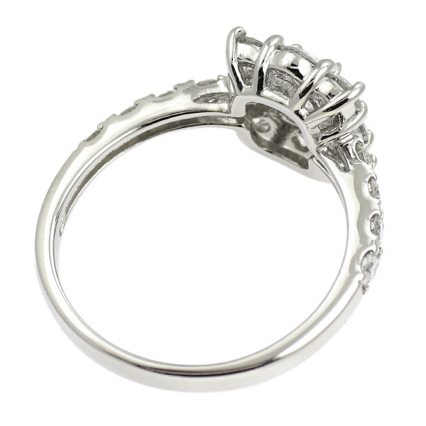 Pt950 エメラルドカット ダイヤモンド  リング 0.31ct D VS2 VG/VG D1.00ct