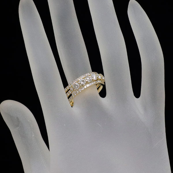 K18YG ダイヤモンド リング 1.85ct