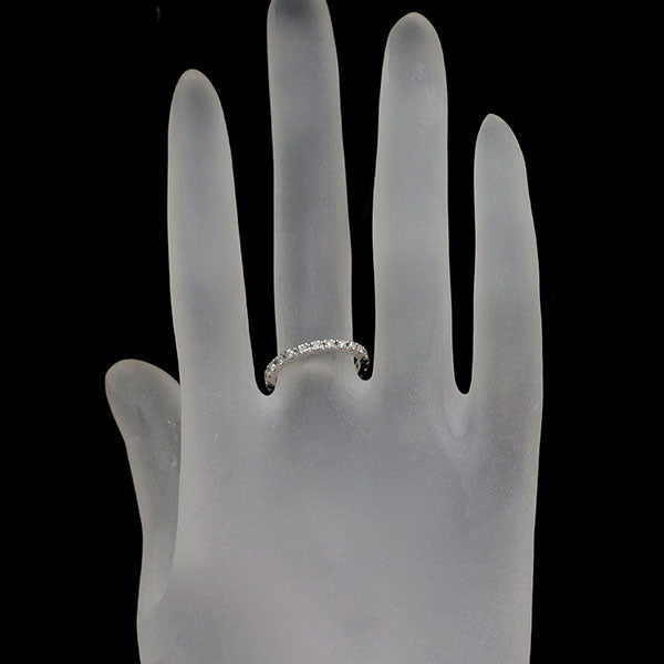 Pt950 ダイヤモンド リング 0.36ct セミエタニティ