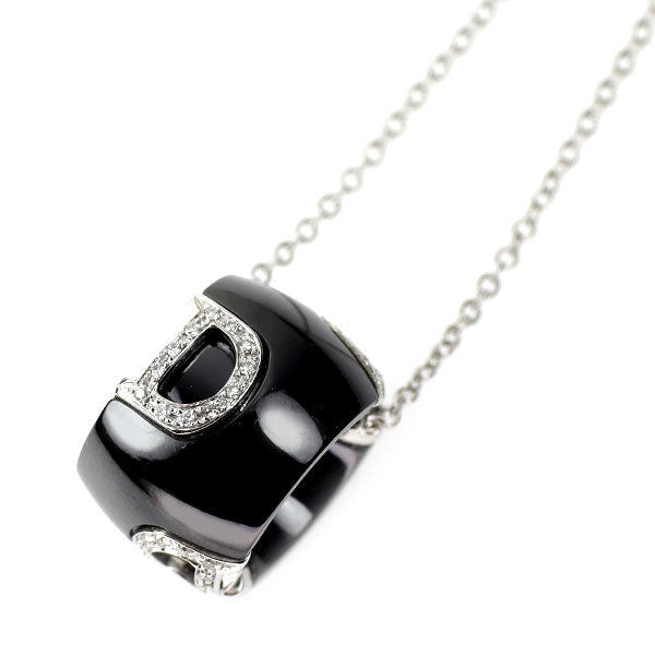 ダミアーニ セラミック/ K18WG ダイヤモンド ペンダントネックレス Dアイコン