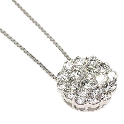K18WG ダイヤモンド ペンダントネックレス 2.00ct — セルビー