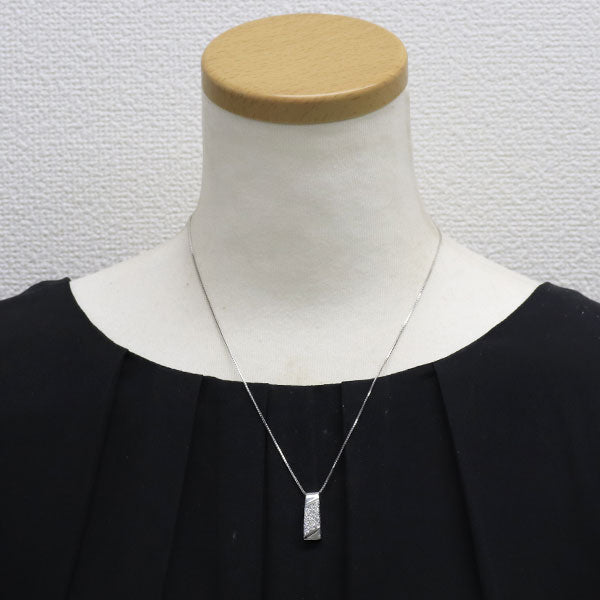 K18WG ダイヤモンド ペンダントネックレス 0.50ct