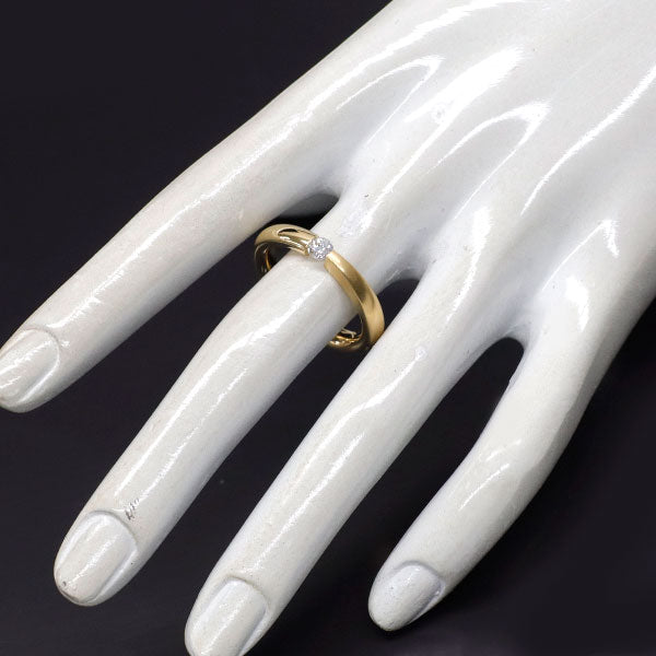 クリスチャンバウアー K18YG ダイヤモンド リング 0.25ct