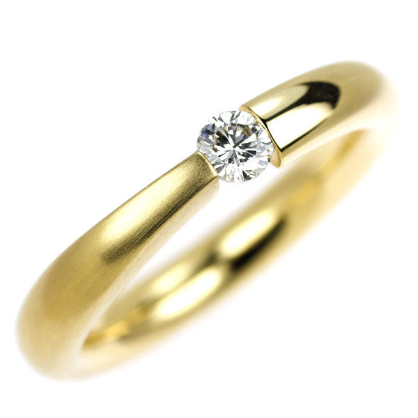 クリスチャンバウアー K18YG ダイヤモンド リング 0.25ct