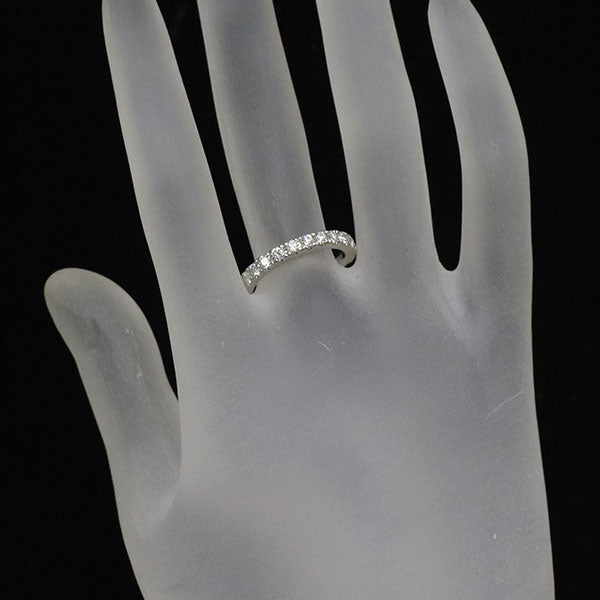 モニッケンダム Pt900 ダイヤモンド リング 0.52ct ハーフエタニティ